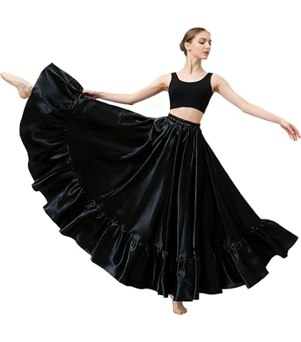 Amazon.com: Grahmart Professional Dance Skirt for Folkloric